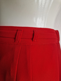 Edgar Vos midi rok. Maat 38, Rood.