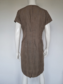 Ibolya jurk. Maat 38/40, Ruit