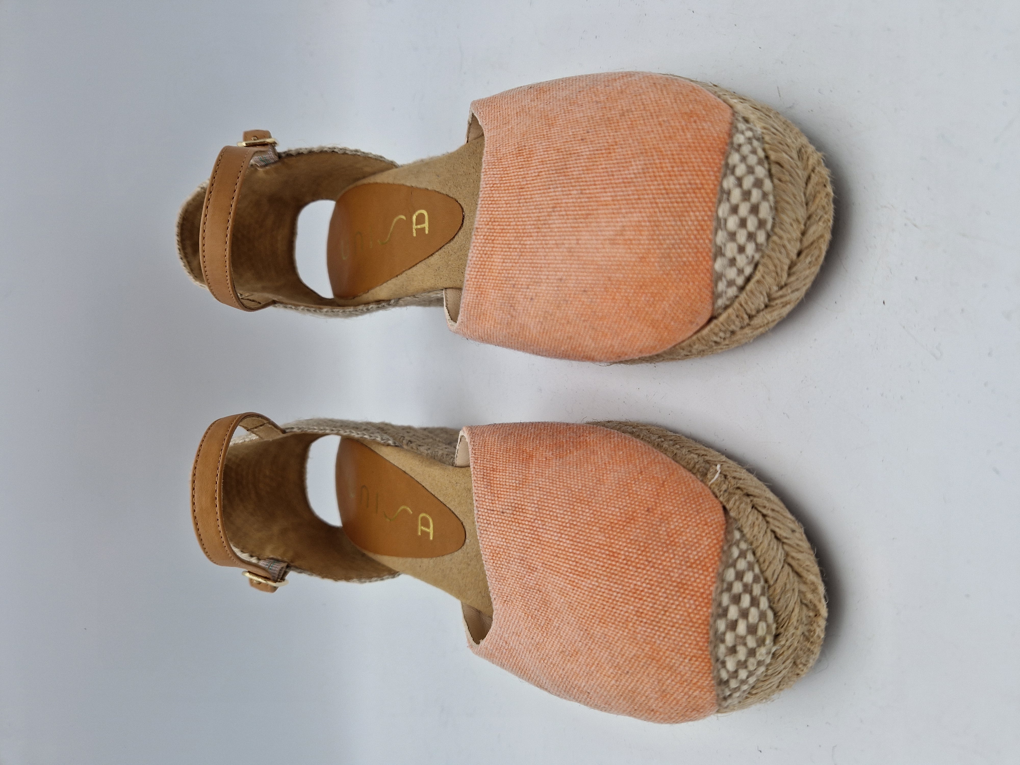 Unisa espadrilles. Maat 39, Zalm.