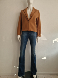 Xandres blazer Borris. Maat 40, Camel.