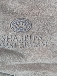 Shabbies Amsterdam suède laarsjes  | Maat 40 | taupebruin |