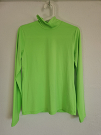 Marc Cain Sports top met col |  Maat S | Neon groen |