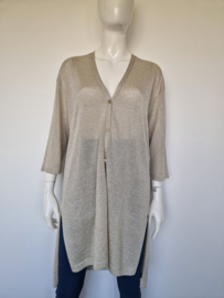 Luisa Cerano vest. Maat 40, Beige/goud