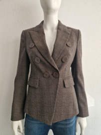 Luisa Cerano blazer. Maat 38. Grijs/blauw