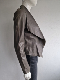 Transmission blazer. Maat 38. Groen/leer.