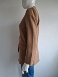 Summum blazer met klepzakken. Maat 34, Abrikoos