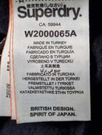 Superdry rainbow hoodie. Maat 38, Zwart.