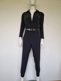 Elisabetta Franchi jumpsuit Tuta. IT maat 42. Zwart