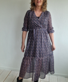 Femme9 maxijurk. Maat L. Bloemenprint.