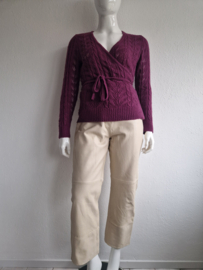 Scotch & Soda broek. Maat 40. Beige/leer.