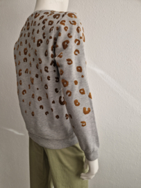 Scotch & Soda sweater. Maat S. Grijs/flockprint.