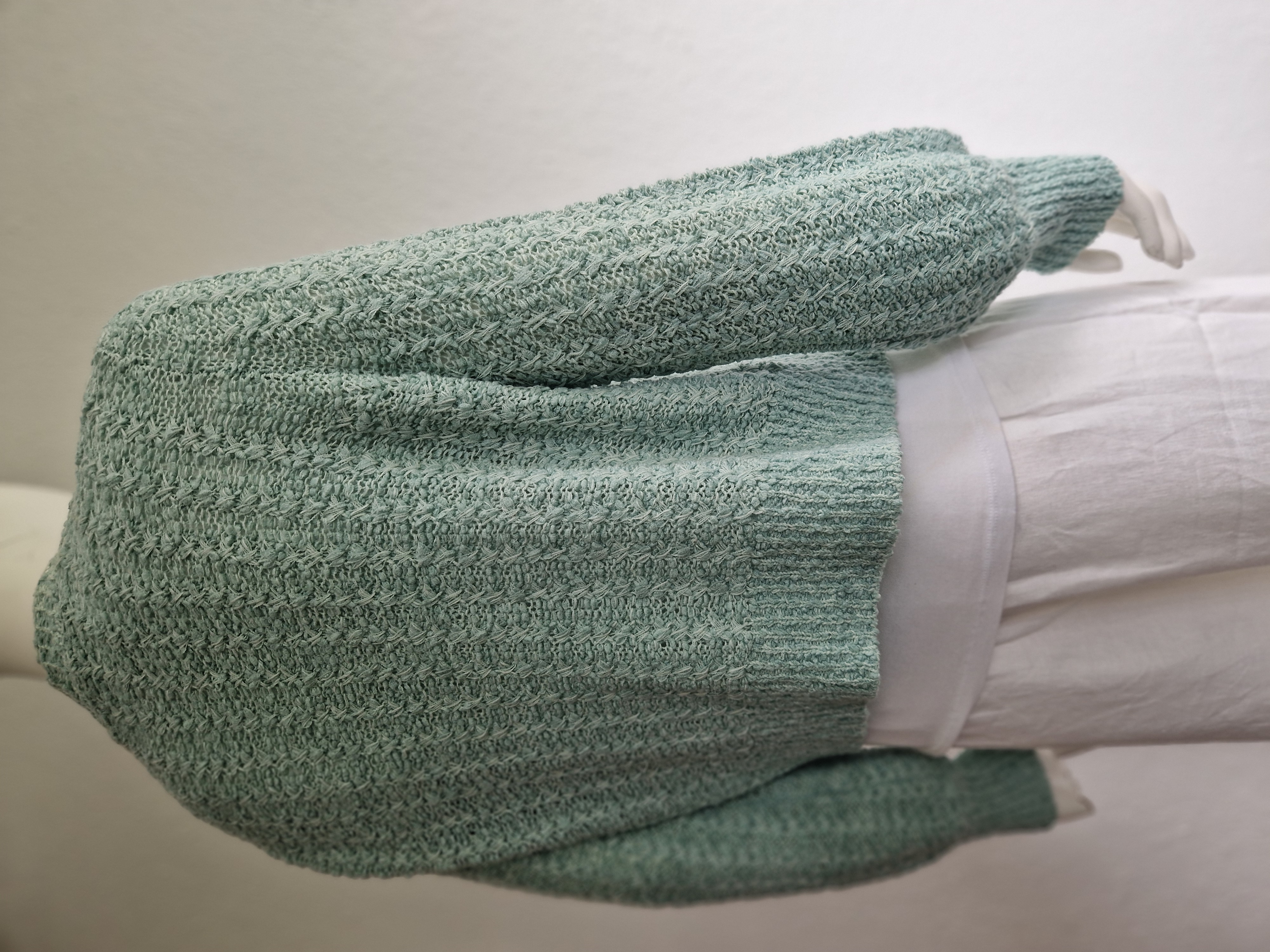 Caroline Biss vest. Maat 40. Zeegroen.