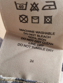 Burberry blouse. Maat L. Beige/ruit.