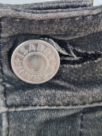 Isabel Marant Etoile pantalon. Maat 40, Grijs/lamsleer.