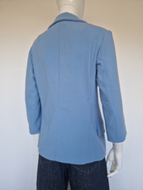 Agnona blazer | Maat 38 | Lichtblauw |