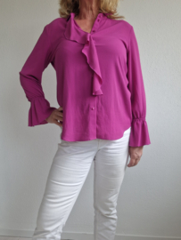 Erfo blouse. Maat 40, Fuchsia.