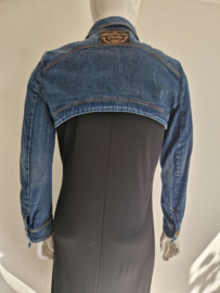 Sportmax Code denim mouwtje. Maat 42/44. Blauw.