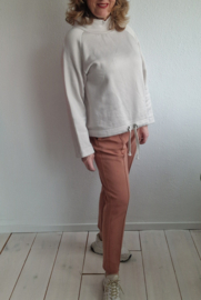 YAYA Women funnel neck sweater. Maat XL. zand/beige