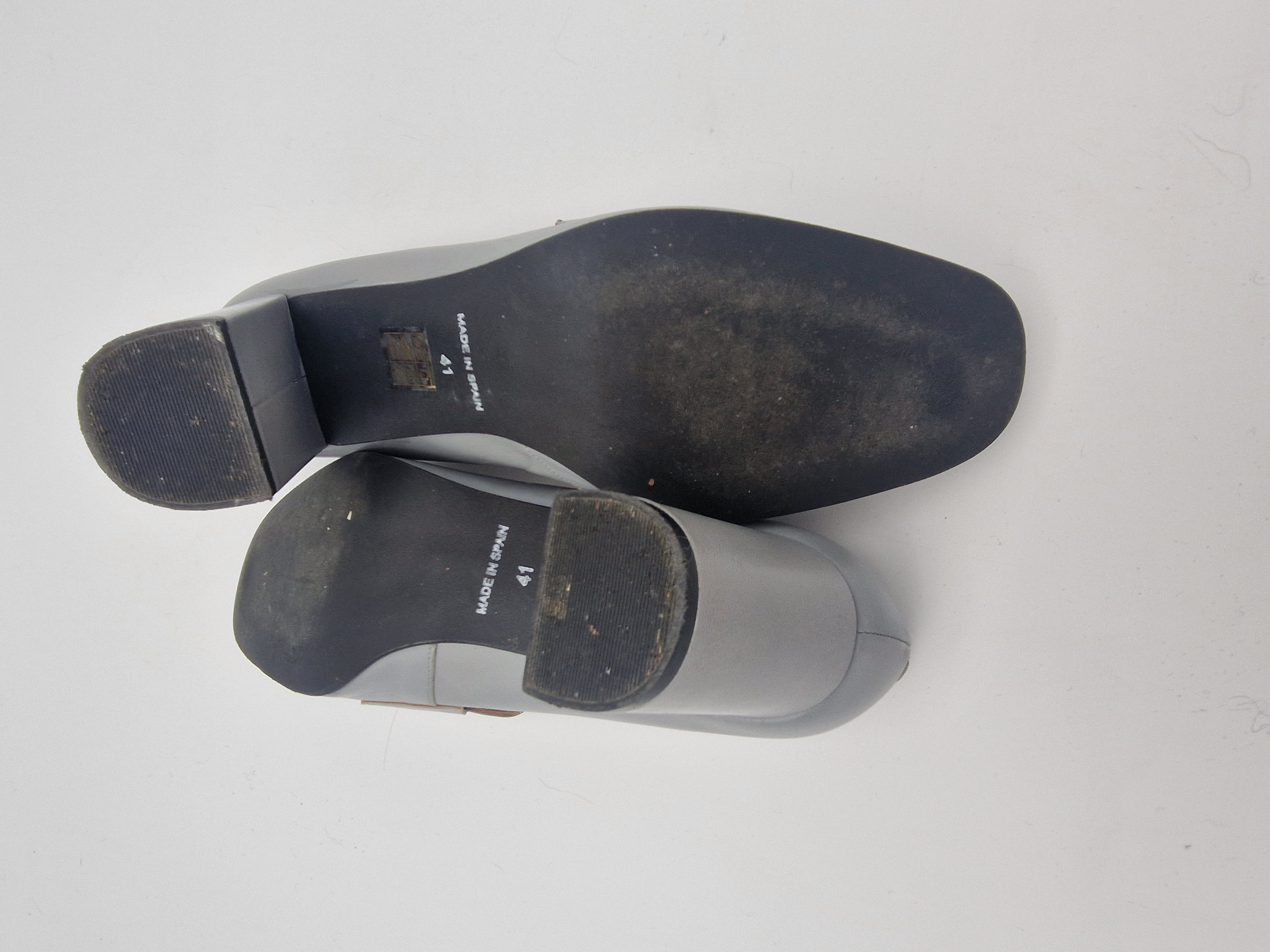 Mille Grazie pumps. Maat 41, Grijs/leer