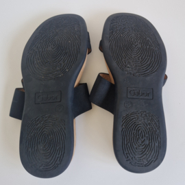 Gabor Comfort Slippers Zwart. Maat 37. Elastische Banden