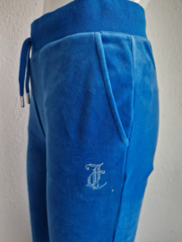 Juicy Couture velours trainingsset. Maat S/XS. Blauw/velours