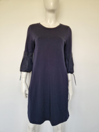 Margittes jurk. Maat 40, Nachtblauw.