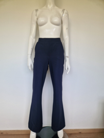 Studio Anneloes travelstof pantalon. Maat M. Donkerblauw.