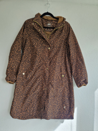 Joules regenjas. Maat 38, Bruin/luipaardprint.