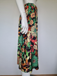 Ilse Jacobsen rok | Maat M | Zwart/bloemenprint |
