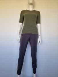 Repeat fijngebreide top. Maat 38, Donkergroen