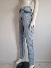 Jacob Cohën Olivia Slim High waist jeans. Maat 32, Lichtblauw.