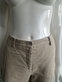 Cambio cropped pantalon. Maat 40, Beige/linnen.
