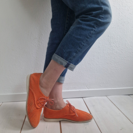 Rollie Australia Derby Punch veterschoenen. Maat 39, Oranje
