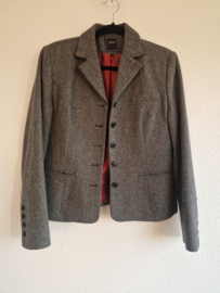 Pulls blazer. Maat 38/40, Grijs/visgraat/wol.