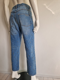 Isabel Marant Studded jeans Califfy. Maat 40, Blauw.