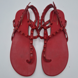 BCB Generation sandalen met bandje. Maat 39,5, Rood/leer.