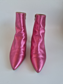 DWRS enkellaarsjes | Maat 38 | Fuchsia/ metallic |
