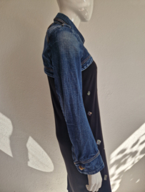 Sportmax Code denim mouwtje. Maat 42/44. Blauw.