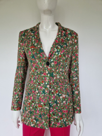 Marc Cain Blazer met bloemendessin – maat N2