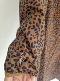 Joules regenjas. Maat 38, Bruin/luipaardprint.