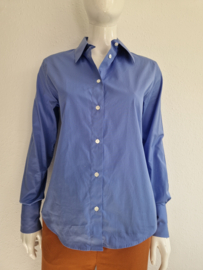 Teym blouse The Shirt. Maat M. Blauw.