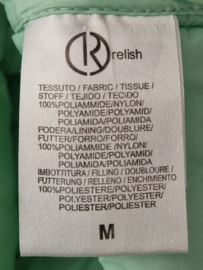 Relish gewatteerd jasje. Mt. XS. Mintgroen.