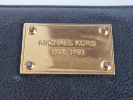 Michael Kors leren portemonnee | Zwart |