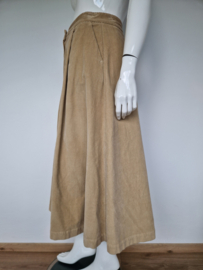 Rosso35  A-lijn rok. Maat 40, Corduroy/ Camel.