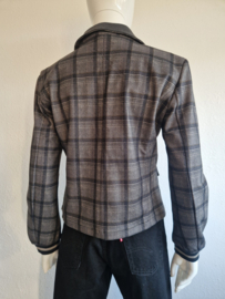 Florèz blazer. Maat L.Grijs/ruit.