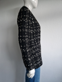 Dante 6 Pearson double breasted blazer. Maat 1, Zwart.
