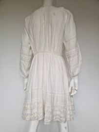 Berenice Paris katoenen boho jurk. Maat 40. Wit.