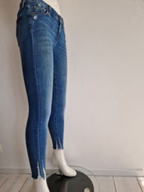 7 For All Mankind ripped skinny. Maat 25, Blauw.