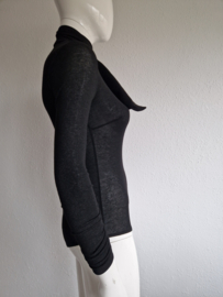 Elisabetta Franchi bodysuit. Maat 38, Zwart/strik.