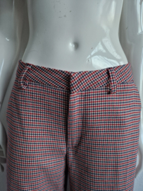 Reiko pantalon Pamelo Fancy. Maat 28. Blauw/rood.
